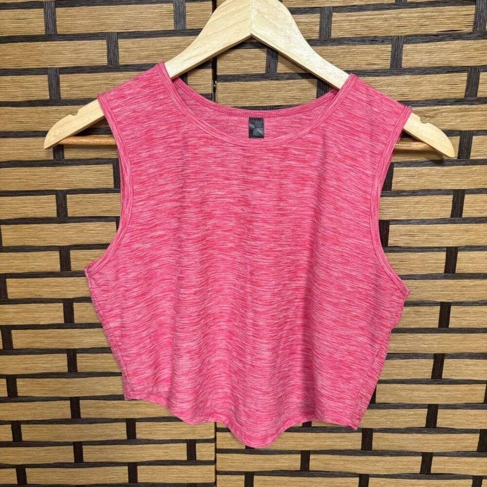 Kyodan Pink Crop Tank Top Size Medium